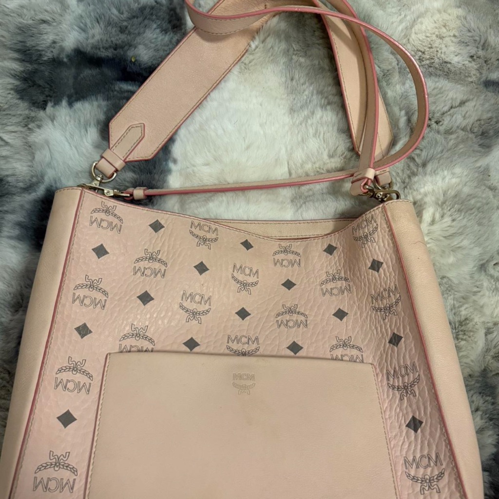 Mcm Blush Pink Shoulder Bag